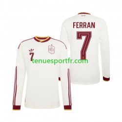Homme Maillot Extérieur Espagne Ferran Torres 7 World Cup 2026 à Manches Longues