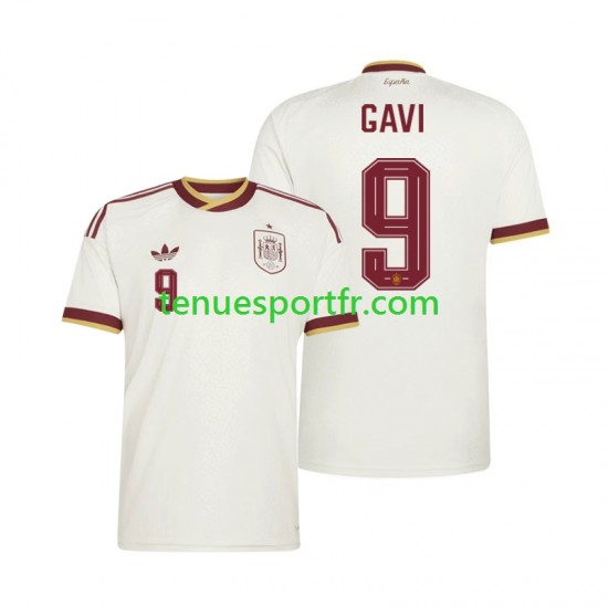 Homme Maillot Extérieur Espagne Gavi 9 World Cup 2026 à Manches Courtes