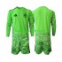 Kit Enfant Maillot Espagne Gardien 6th Green color World Cup 2026 à Manches Longues