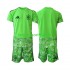 Kit Enfant Maillot Espagne Gardien 6th Green color World Cup 2026 à Manches Courtes