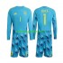 Kit Enfant Maillot Domicile Espagne Gardien David Raya 1 World Cup 2026 à Manches Longues