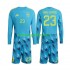Kit Enfant Maillot Domicile Espagne Gardien Unai Simon 23 World Cup 2026 à Manches Longues