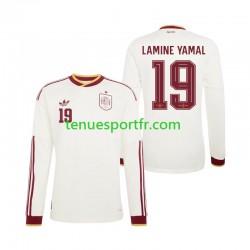 Homme Maillot Extérieur Espagne Lamine Yamal 19 World Cup 2026 à Manches Longues