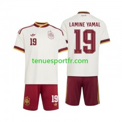 Kit Enfant Maillot Extérieur Espagne Lamine Yamal 19 World Cup 2026 à Manches Courtes