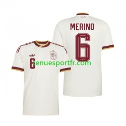 Homme Maillot Extérieur Espagne Mikel Merino 6 World Cup 2026 à Manches Courtes