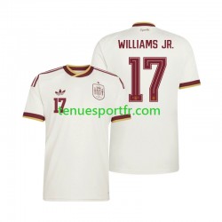Homme Maillot Extérieur Espagne Nico Williams 17 World Cup 2026 à Manches Courtes