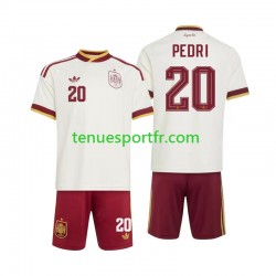 Kit Enfant Maillot Extérieur Espagne Pedri 20 World Cup 2026 à Manches Courtes