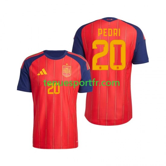 Homme Maillot Domicile Espagne Pedri 20 World Cup 2026 à Manches Courtes