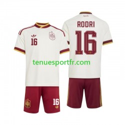 Kit Enfant Maillot Extérieur Espagne Rodri 16 World Cup 2026 à Manches Courtes