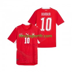 Homme Maillot Domicile Suisse Granit Xhaka 10 World Cup 2026 à Manches Courtes
