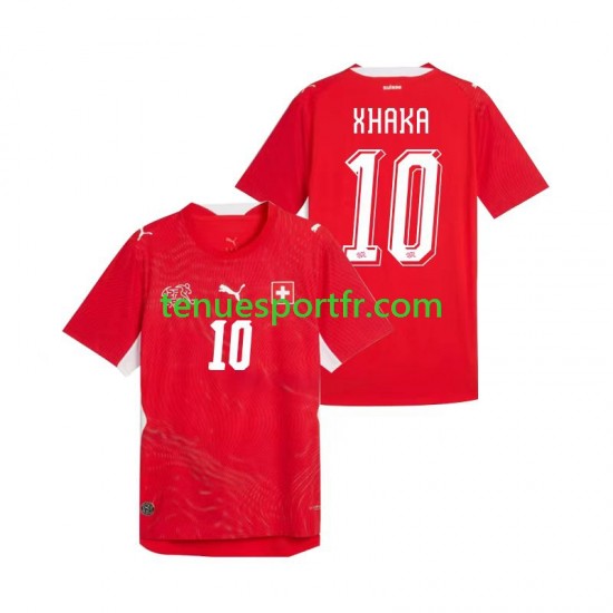 Homme Maillot Domicile Suisse Granit Xhaka 10 World Cup 2026 à Manches Courtes