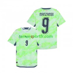 Homme Maillot Extérieur Suisse Johan Manzambi 9 World Cup 2026 à Manches Courtes