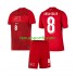 Kit Enfant Maillot Domicile Turquie Arda Guler 8 World Cup 2026 à Manches Courtes