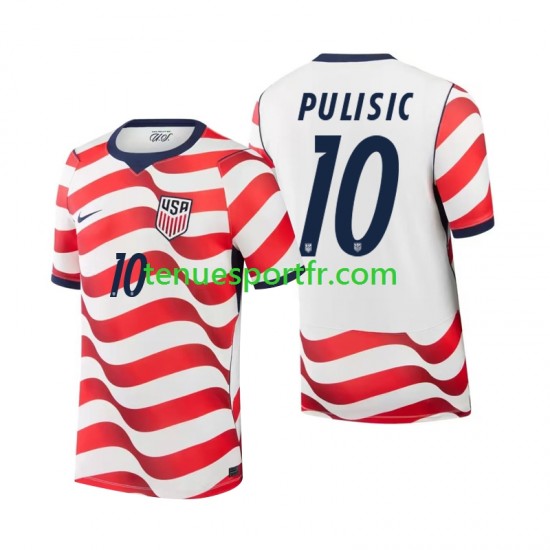 Homme Maillot Domicile États-Unis Christian Pulisic 10 World Cup 2026 à Manches Courtes