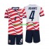 Kit Enfant Maillot Domicile États-Unis Tyler Adams 4 World Cup 2026 à Manches Courtes