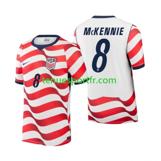Homme Maillot Domicile États-Unis Weston McKennie 8 World Cup 2026 à Manches Courtes
