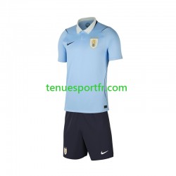 Kit Enfant Maillot Domicile Uruguay World Cup 2026 à Manches Courtes