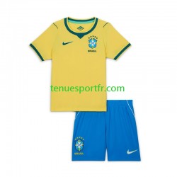 Kit Enfant Maillot Domicile Brésil World Cup 2026 à Manches Courtes