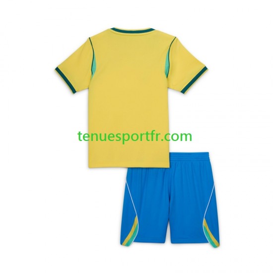 Kit Enfant Maillot Domicile Brésil World Cup 2026 à Manches Courtes