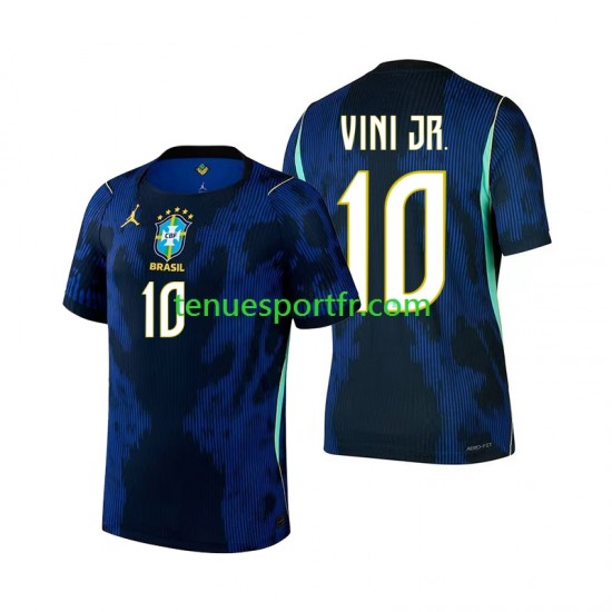 Homme Maillot Extérieur Brésil Vinicius Junior 10 World Cup 2026 à Manches Courtes