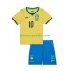 Kit Enfant Maillot Domicile Brésil Vinicius Junior 10 World Cup 2026 à Manches Courtes