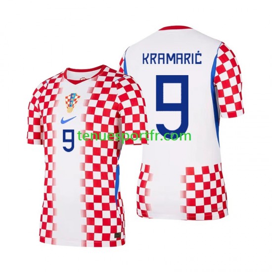 Homme Maillot Domicile Croatie Andrej Kramaric 9 World Cup 2026 à Manches Courtes