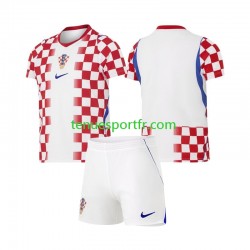Kit Enfant Maillot Domicile Croatie World Cup 2026 à Manches Courtes