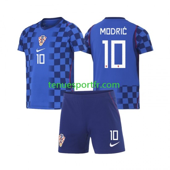 Kit Enfant Maillot Extérieur Croatie Luka Modric 10 World Cup 2026 à Manches Courtes