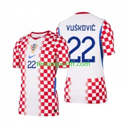 Homme Maillot Domicile Croatie Luka Vuskovic 22 World Cup 2026 à Manches Courtes