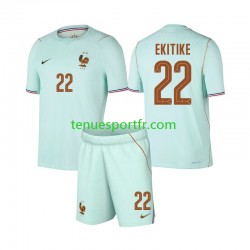 Kit Enfant Maillot Extérieur France Hugo Ekitike 22 World Cup 2026 à Manches Courtes