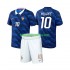 Kit Enfant Maillot Domicile France Kylian Mbappe 10 World Cup 2026 à Manches Courtes