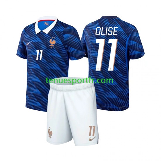 Kit Enfant Maillot Domicile France Michael Olise 11 World Cup 2026 à Manches Courtes