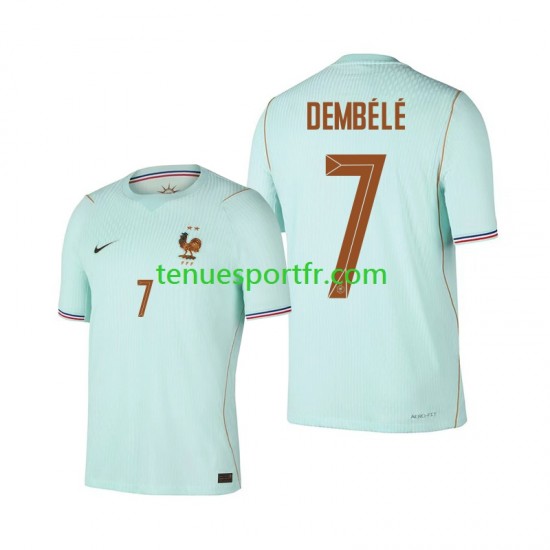 Homme Maillot Extérieur France Ousmane Dembele 7 World Cup 2026 à Manches Courtes