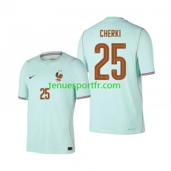 Homme Maillot Extérieur France Rayan Cherki 25 World Cup 2026 à Manches Courtes