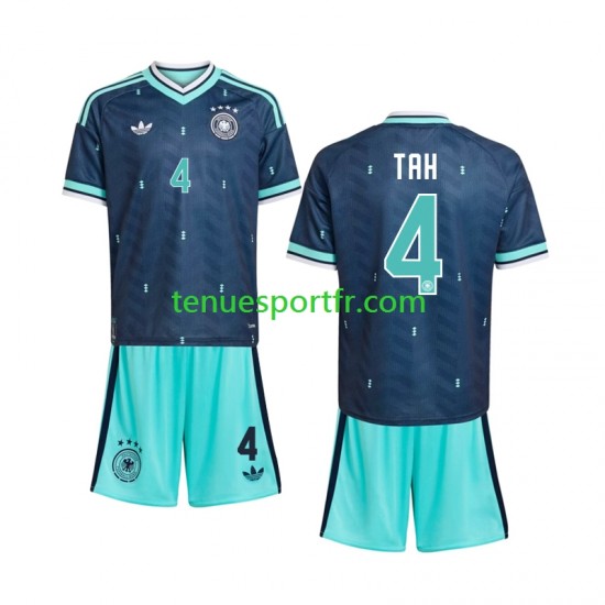 Kit Enfant Maillot Extérieur Allemagne Jonathan Tah 4 World Cup 2026 à Manches Courtes
