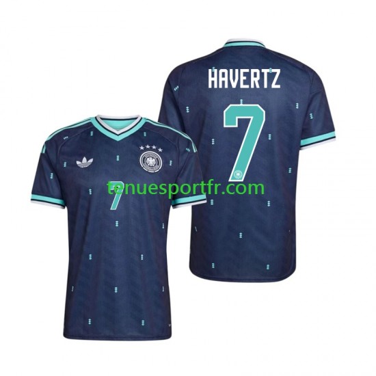 Homme Maillot Extérieur Allemagne Kai Havertz 7 World Cup 2026 à Manches Courtes
