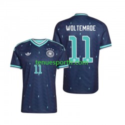 Homme Maillot Extérieur Allemagne Nick Woltemade 11 World Cup 2026 à Manches Courtes