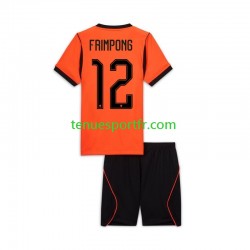 Kit Enfant Maillot Domicile Pays-Bas Jeremie Frimpong 12 World Cup 2026 à Manches Courtes