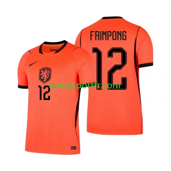 Homme Maillot Domicile Pays-Bas Jeremie Frimpong 12 World Cup 2026 à Manches Courtes