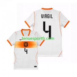 Homme Maillot Extérieur Pays-Bas Virgil van Dijk 4 World Cup 2026 à Manches Courtes