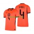 Homme Maillot Domicile Pays-Bas Virgil van Dijk 4 World Cup 2026 à Manches Courtes