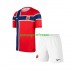 Kit Enfant Maillot Domicile Norvège World Cup 2026 à Manches Courtes
