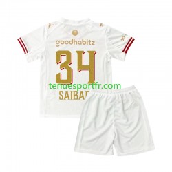 Kit Enfant Maillot Quatrième PSV Eindhoven Ismael Saibari 34 Efteling 2025-2026 à Manches Courtes