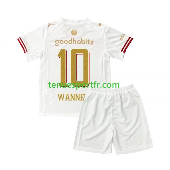 Kit Enfant Maillot Quatrième PSV Eindhoven Paul Wanner 10 Efteling 2025-2026 à Manches Courtes