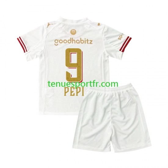 Kit Enfant Maillot Quatrième PSV Eindhoven Ricardo Pepi 9 Efteling 2025-2026 à Manches Courtes
