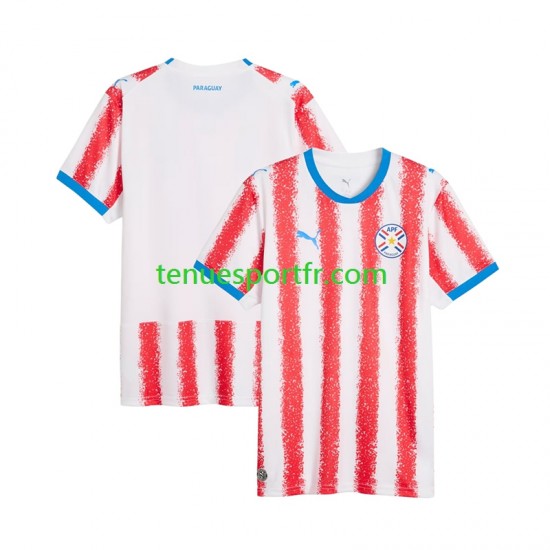 Homme Maillot Domicile Paraguay World Cup 2026 à Manches Courtes