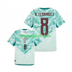 Homme Maillot Extérieur Portugal Bruno Fernandes 8 World Cup 2026 à Manches Courtes