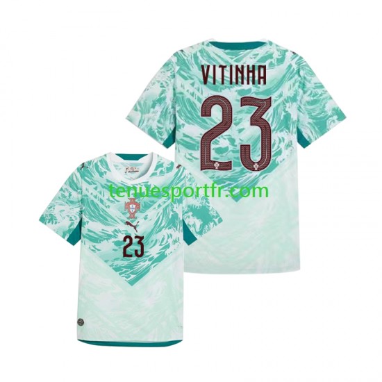 Homme Maillot Extérieur Portugal Vitinha 23 World Cup 2026 à Manches Courtes