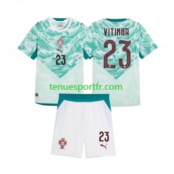 Kit Enfant Maillot Extérieur Portugal Vitinha 23 2026 2027 à Manches Courtes