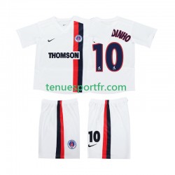 Kit Enfant Maillot Retro Extérieur AC Milan RONALDINHO 10 2002 2003 à Manches Courtes